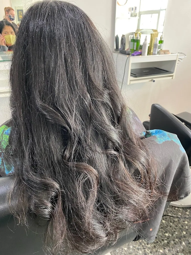 Dark waves blowdry — Babalon for Hair, Redcliffs
