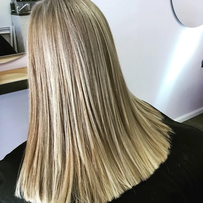 Silk blonde highlights by Carolyn — Babalon for Hair, Redcliffs Christchurch